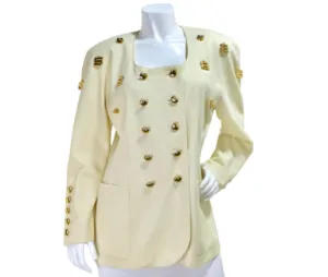 Escada Double Breasted Charm Jacket
