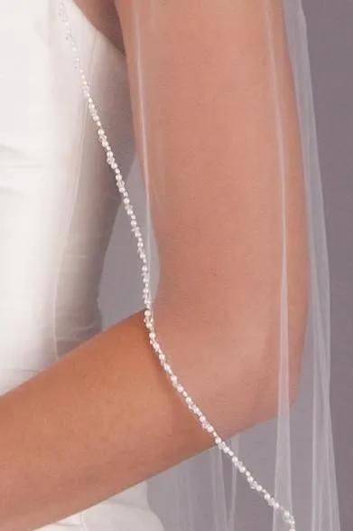 Esther Crystal and Pearl Edge Veil