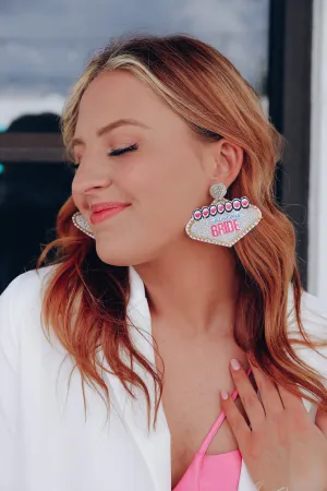 Fabulous Bride Vegas Beaded Earrings