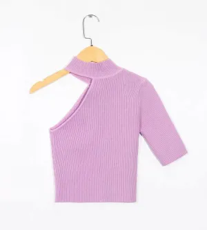 Fashion sex open shoulder Women's T-Shirt