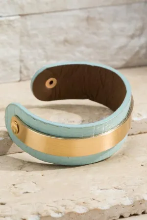 Faux Leather Cuff Bracelet -- 3 Colors!