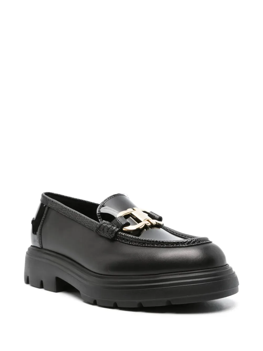 Ferragamo Gancini-plaque loafers