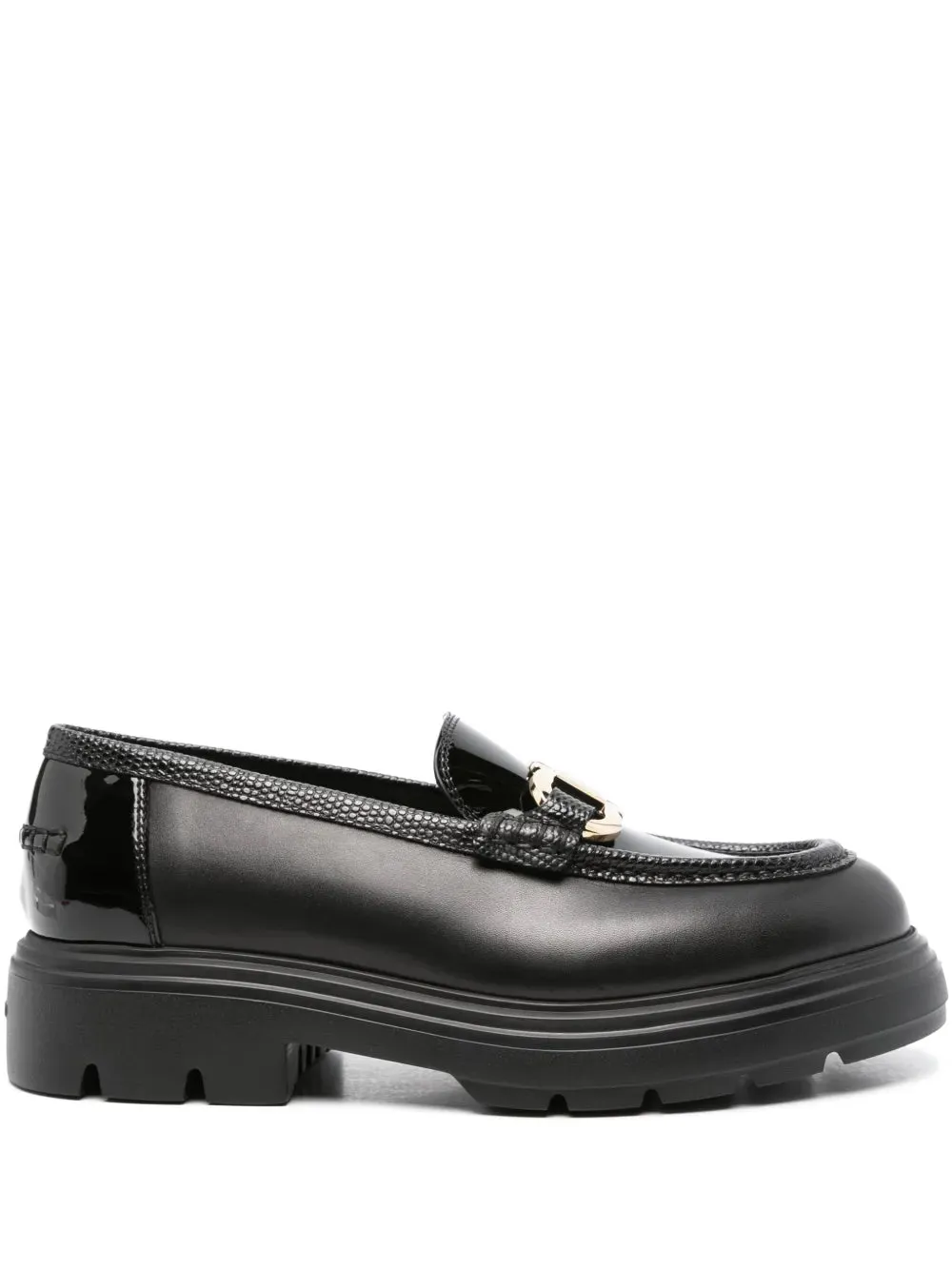 Ferragamo Gancini-plaque loafers