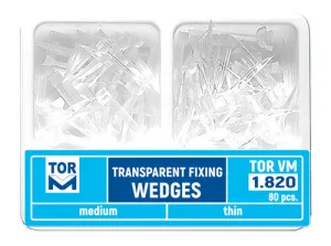 Fixing Transparent Plastic Wedges 80pcs