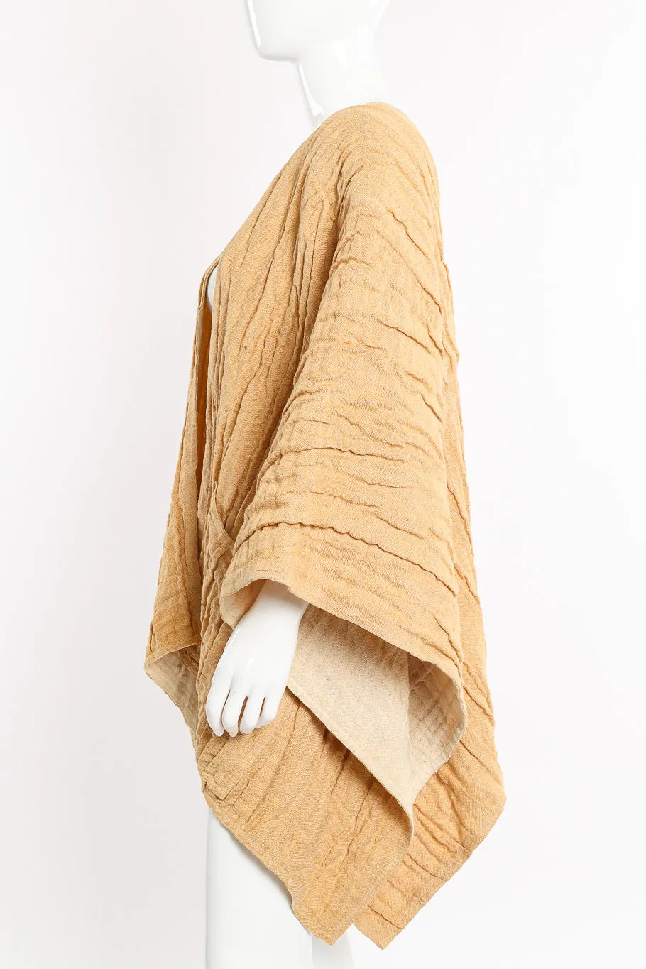 Flax Linen Pleated Kimono