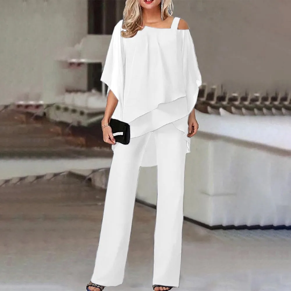 Flowy Aura™ | Women's Cold Shoulder Jumpsuit | Lightweight Fabric, Stylish Design & Comfortable Fit