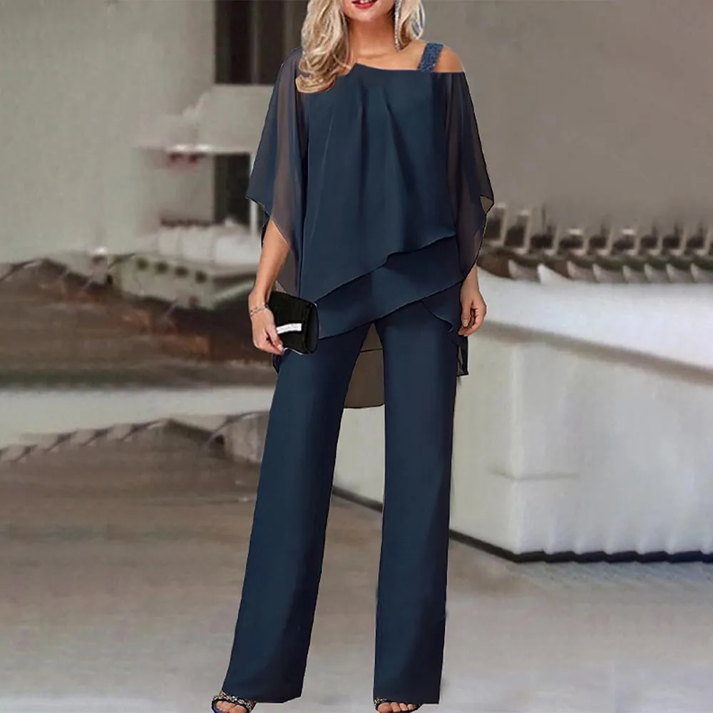 Flowy Aura™ | Women's Cold Shoulder Jumpsuit | Lightweight Fabric, Stylish Design & Comfortable Fit