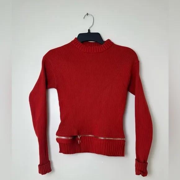 For Love &amp; Lemons Women's Long Sleeve Crew Neck Sweater Size XS