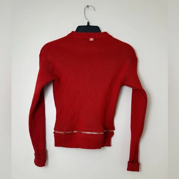 For Love &amp; Lemons Women's Long Sleeve Crew Neck Sweater Size XS