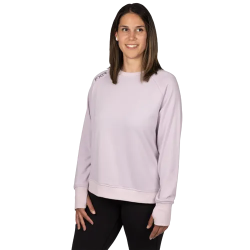 FXR Women's Side Star Crewneck Pullover Hoodie