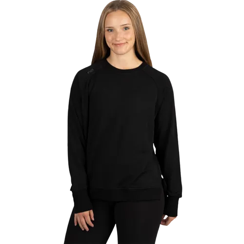 FXR Women's Side Star Crewneck Pullover Hoodie