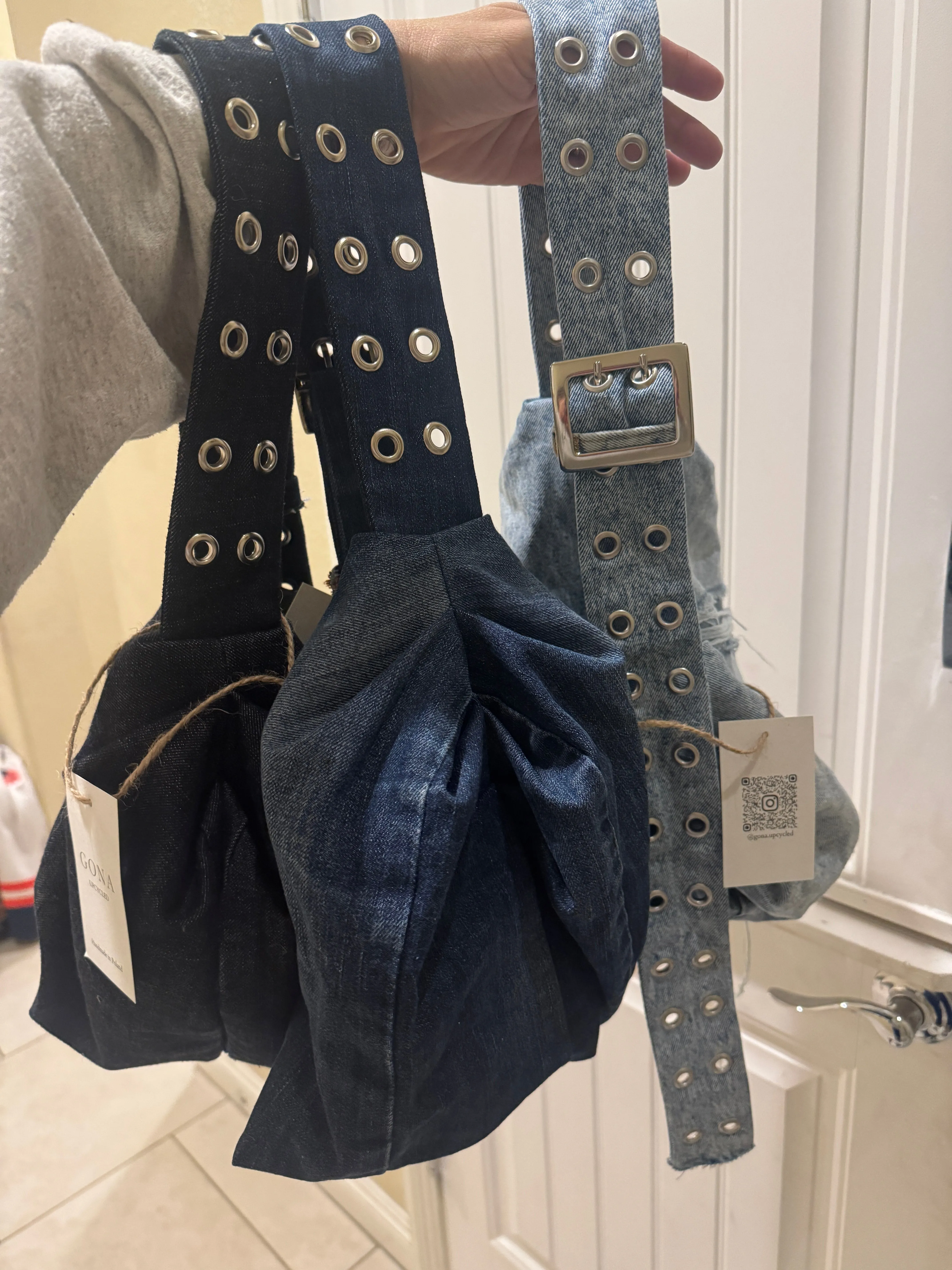 Gona Denim Shoulder Bag