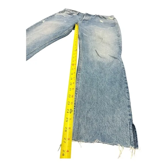 GRLFRND Women's Karolina High-Rise Straight Denim Jeans Button Fly Size 30