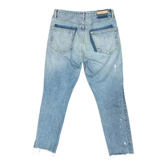 GRLFRND Women's Karolina High-Rise Straight Denim Jeans Button Fly Size 30