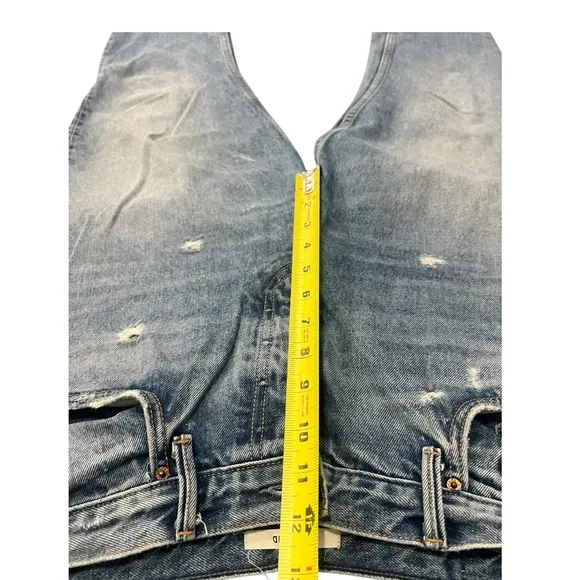 GRLFRND Women's Karolina High-Rise Straight Denim Jeans Button Fly Size 30