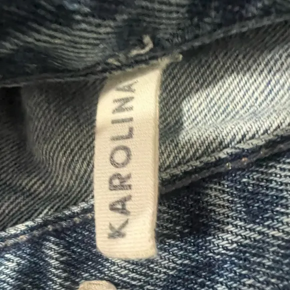 GRLFRND Women's Karolina High-Rise Straight Denim Jeans Button Fly Size 30