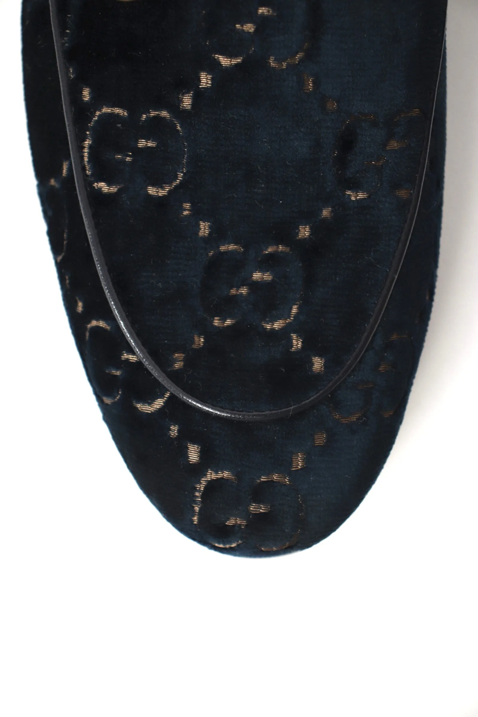 Gucci Jordaan Horsebit Velvet Loafer*