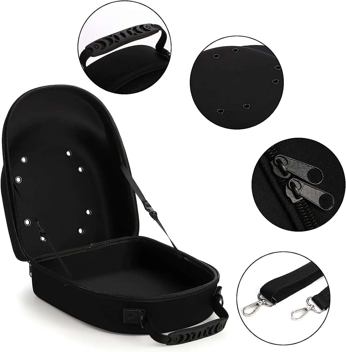 Hat Travel Case for Organizing and Carrying Baseball caps and Hats - Perfect traveling Hat Organizer holds up to 6 Hats