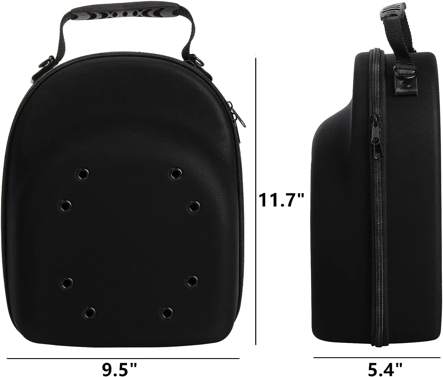 Hat Travel Case for Organizing and Carrying Baseball caps and Hats - Perfect traveling Hat Organizer holds up to 6 Hats