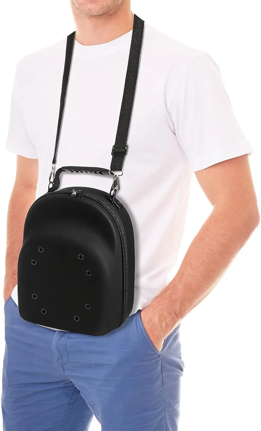 Hat Travel Case for Organizing and Carrying Baseball caps and Hats - Perfect traveling Hat Organizer holds up to 6 Hats