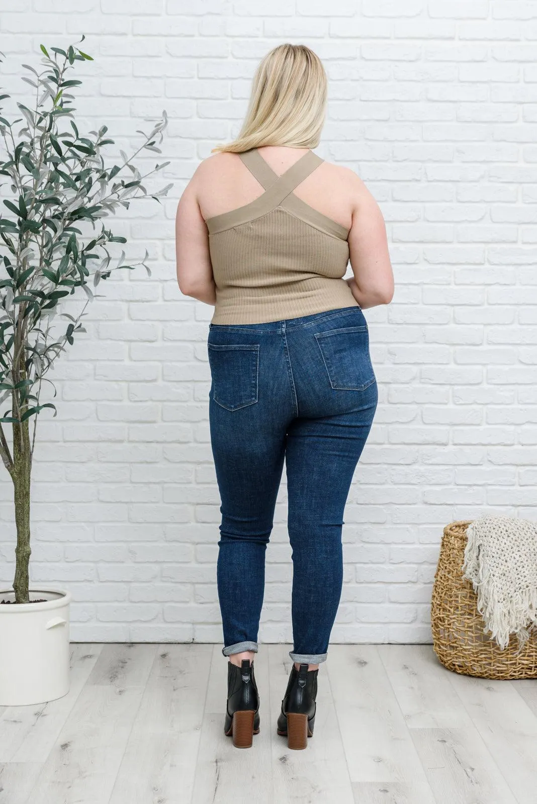 Hazel Blues® | Crossways Halter Top