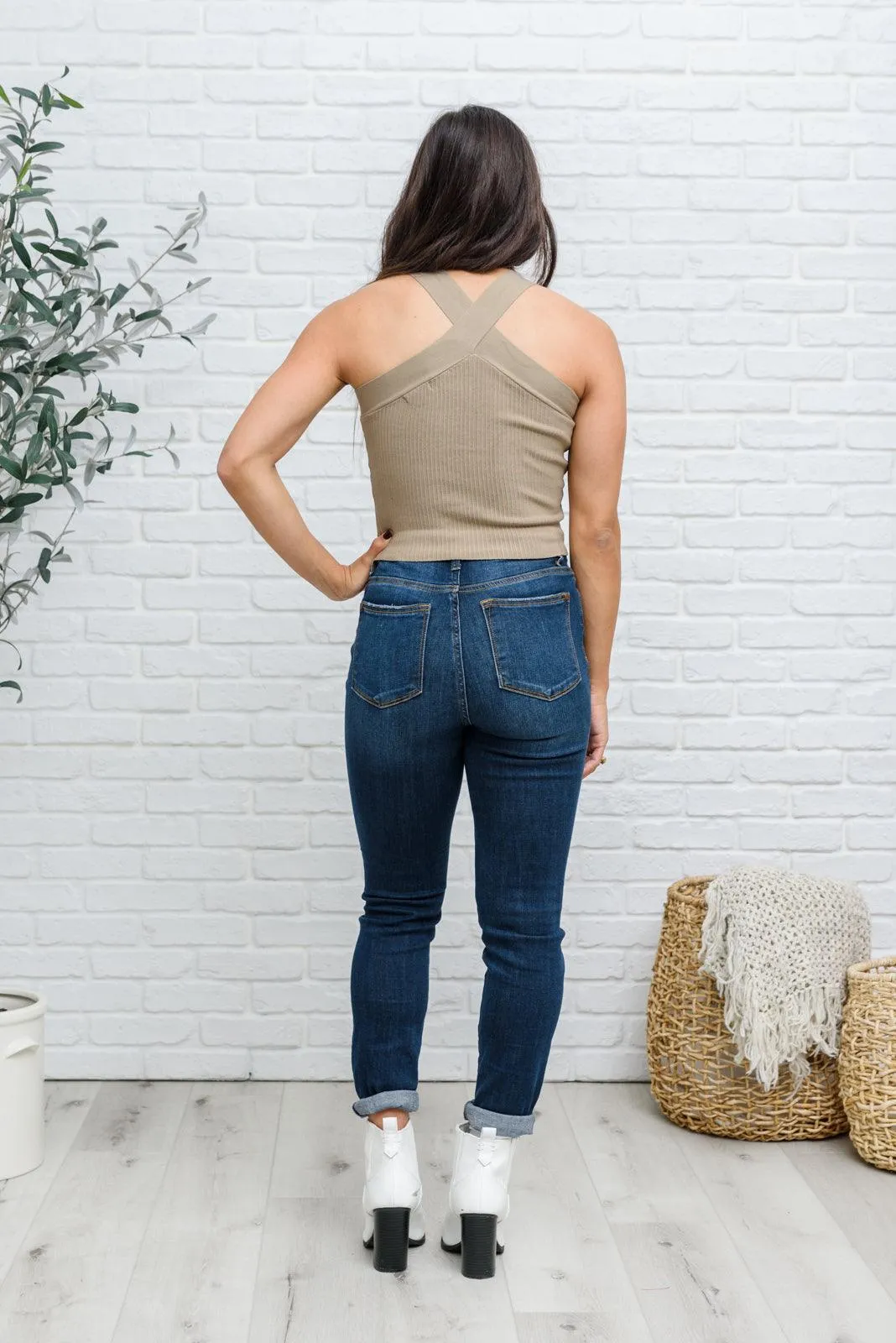 Hazel Blues® | Crossways Halter Top