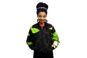 Heartfloral Ankara Women's Bomber Jacket