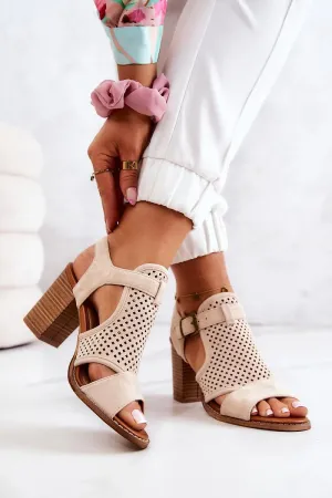 Heel sandals
