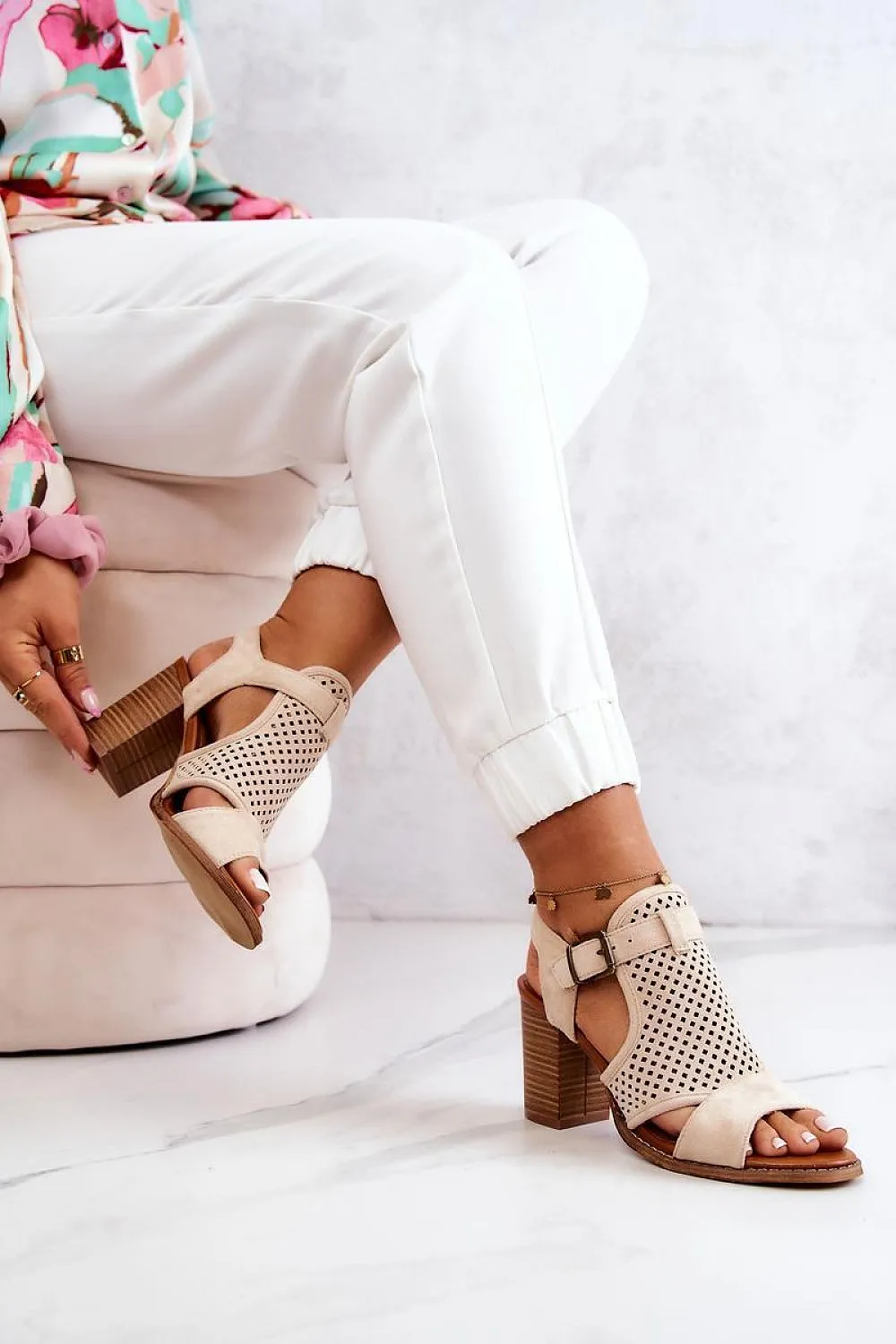 Heel sandals