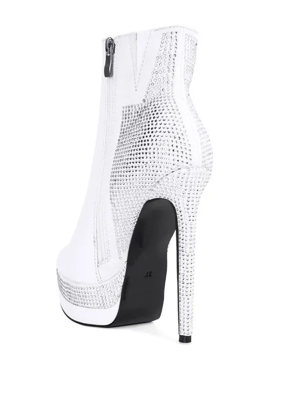 High Heeled Ankle Boots