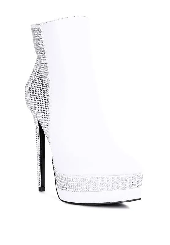 High Heeled Ankle Boots