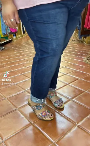 High Rise Crop Skinny Plus Size Jeans