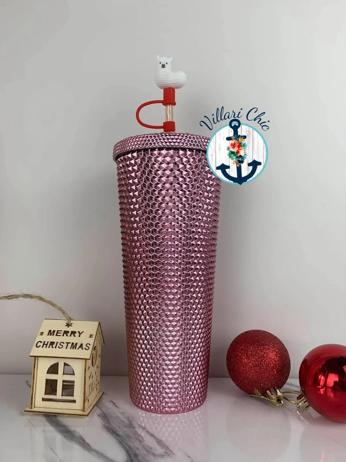 Holiday Studded Tumbler -- Several Colors!