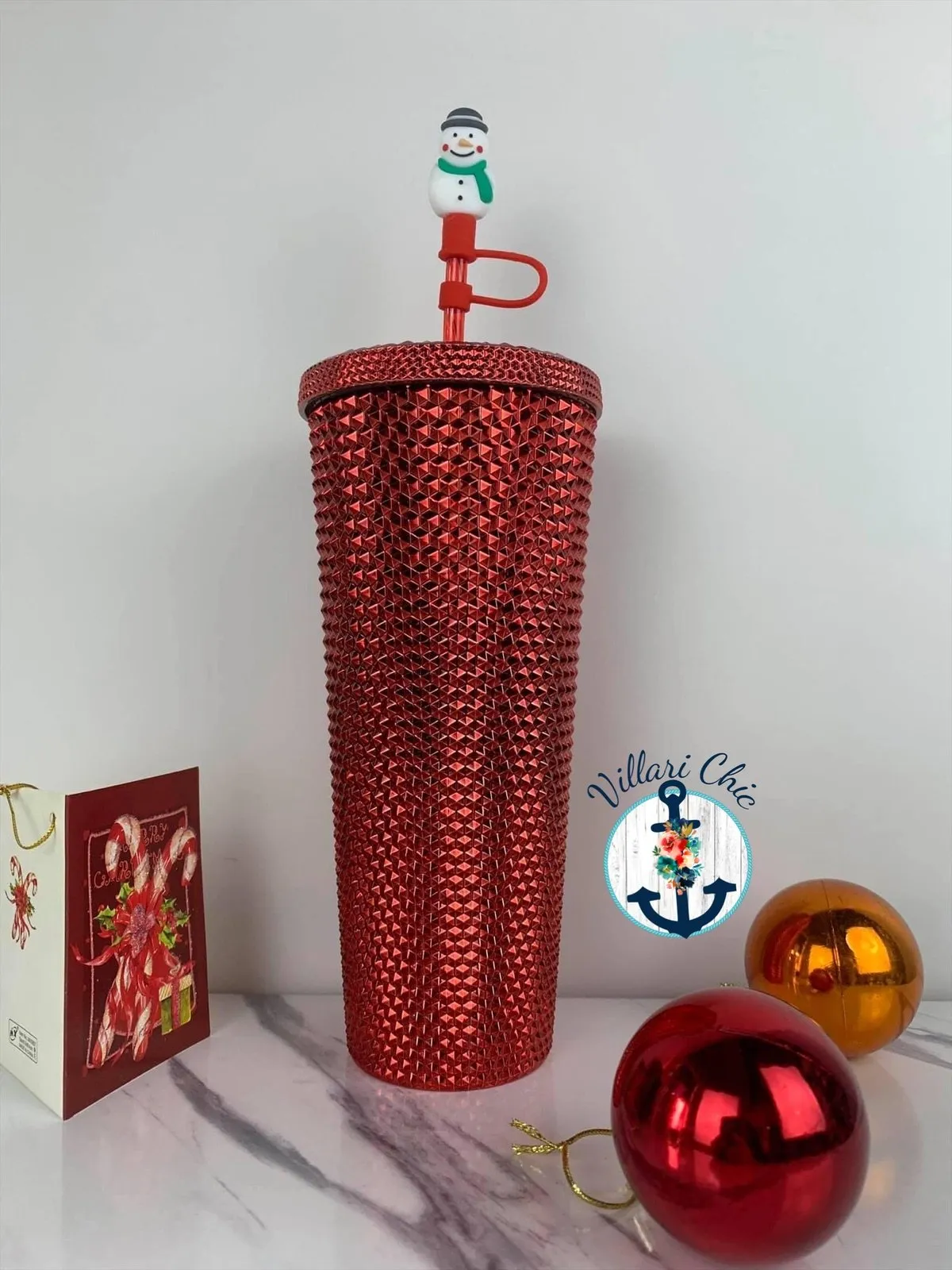 Holiday Studded Tumbler -- Several Colors!