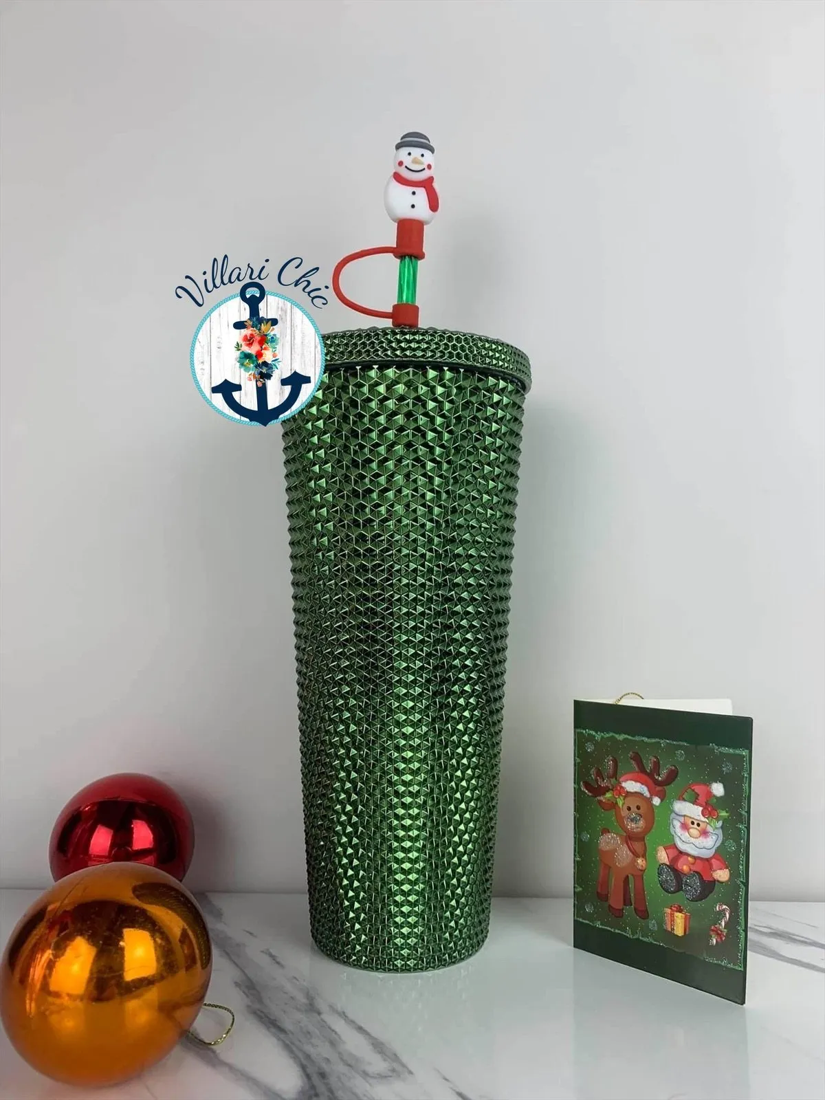 Holiday Studded Tumbler -- Several Colors!