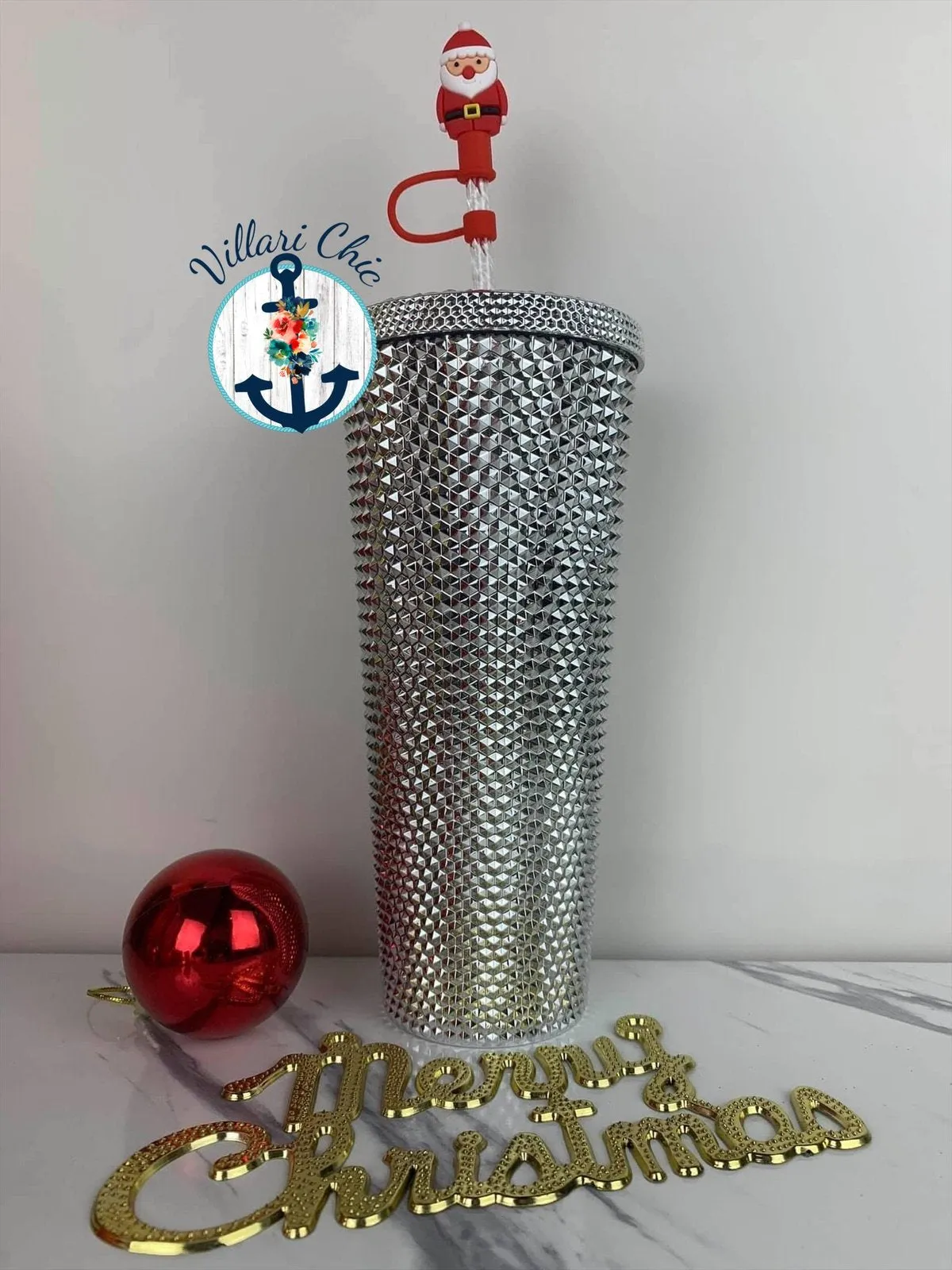 Holiday Studded Tumbler -- Several Colors!