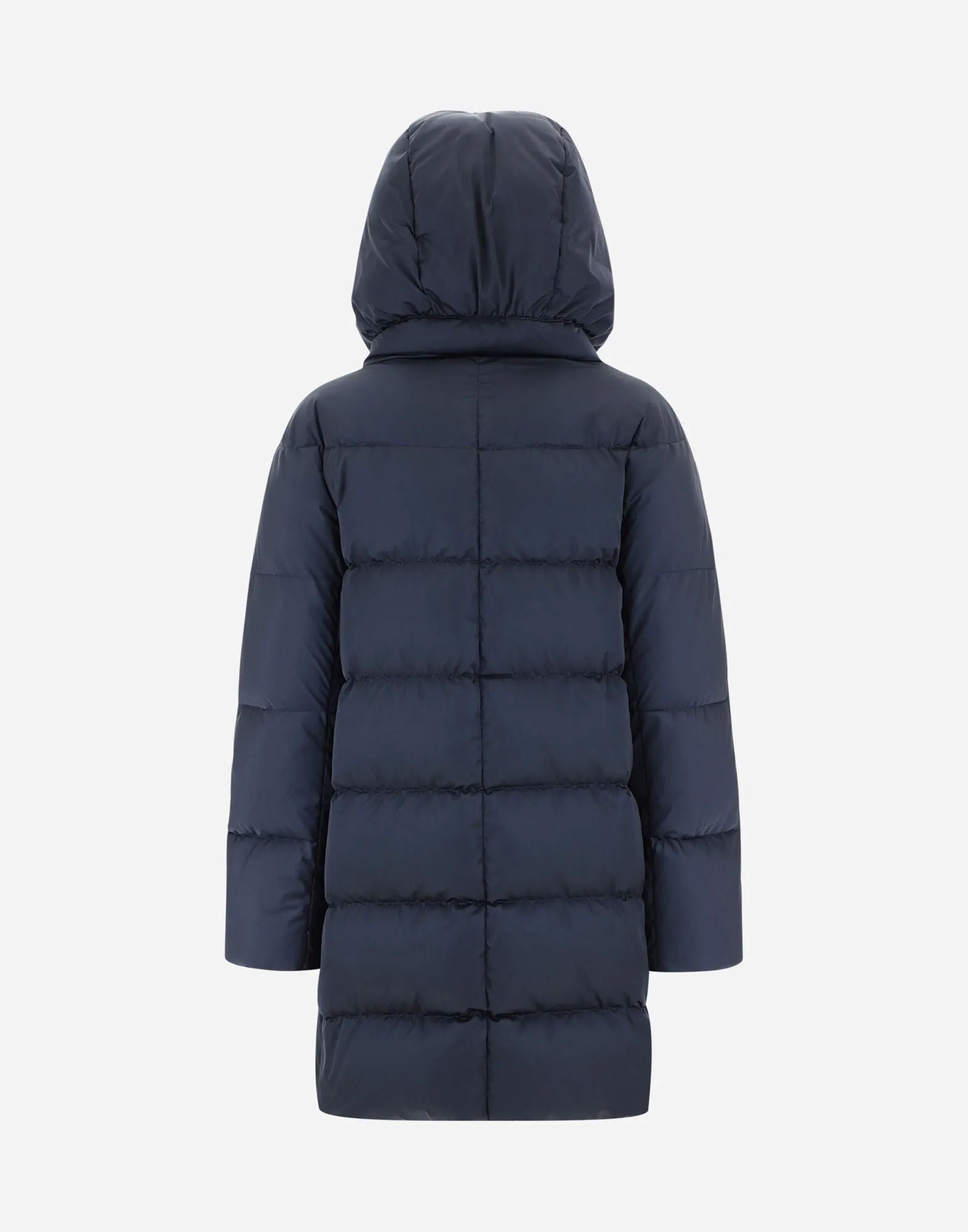 Hooded Satin A-Shape Jacket