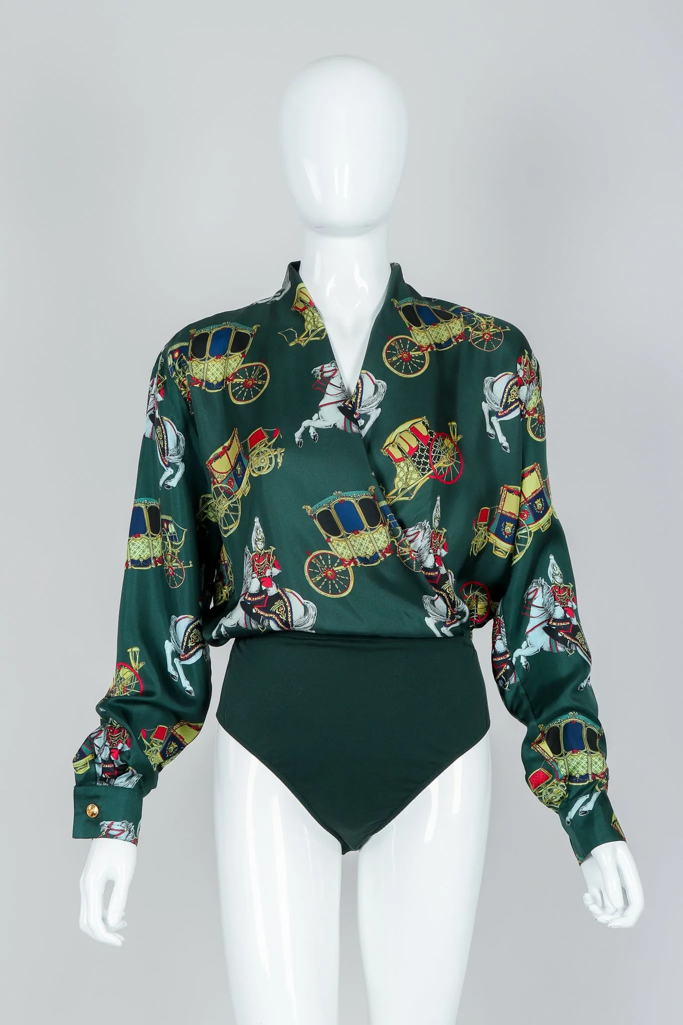 Horse & Carriage Print Bodysuit