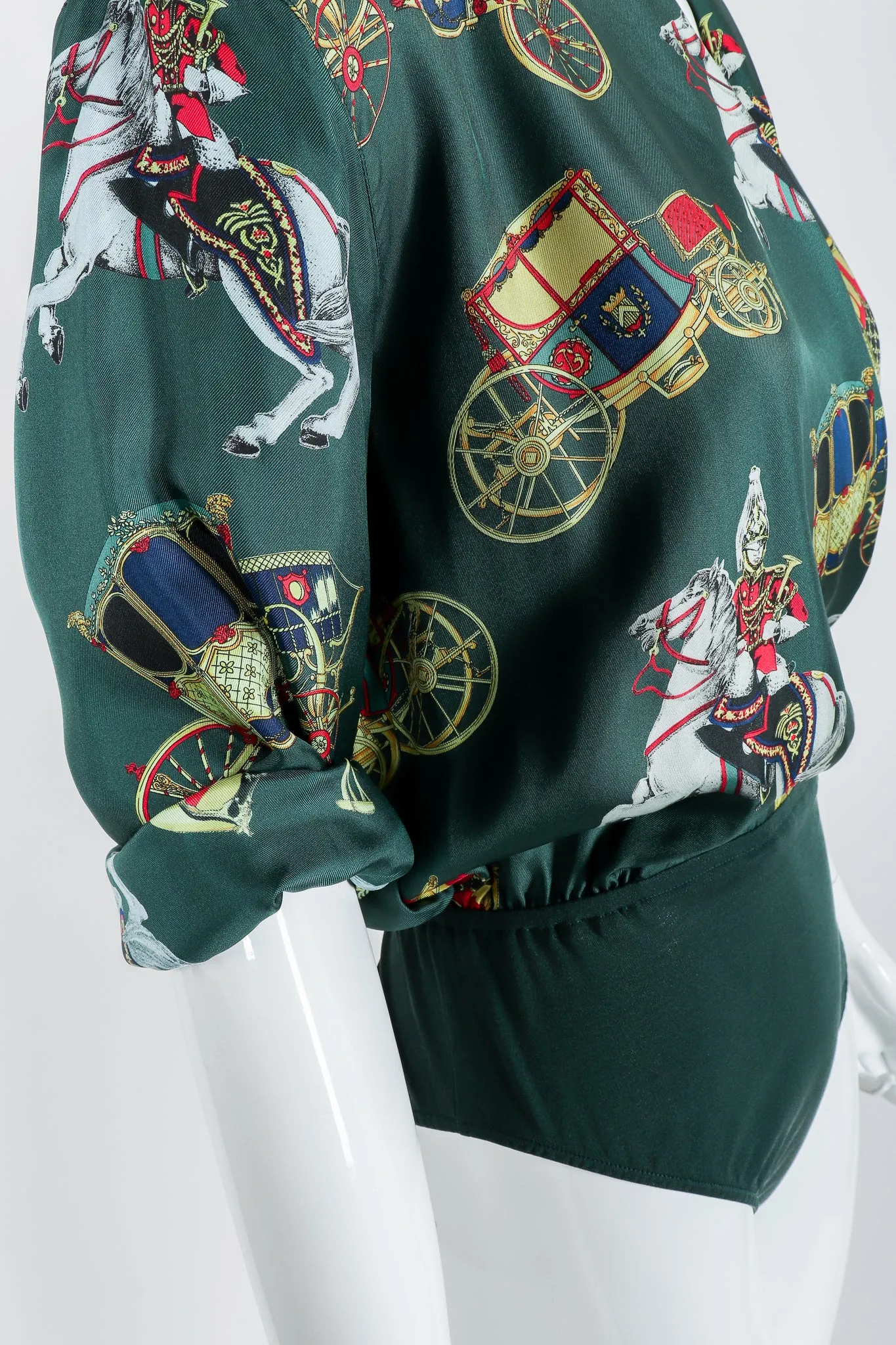 Horse & Carriage Print Bodysuit