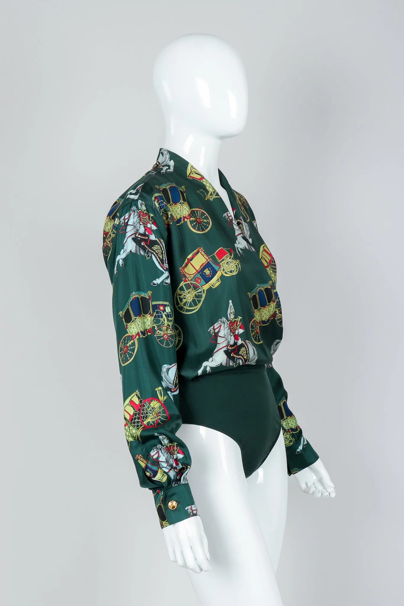 Horse & Carriage Print Bodysuit
