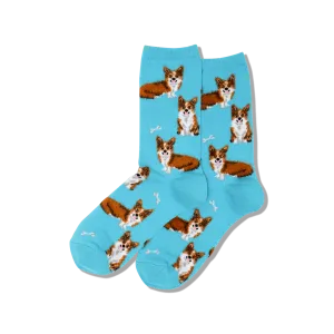 HOTSOX Women's Corgi Crew Socks