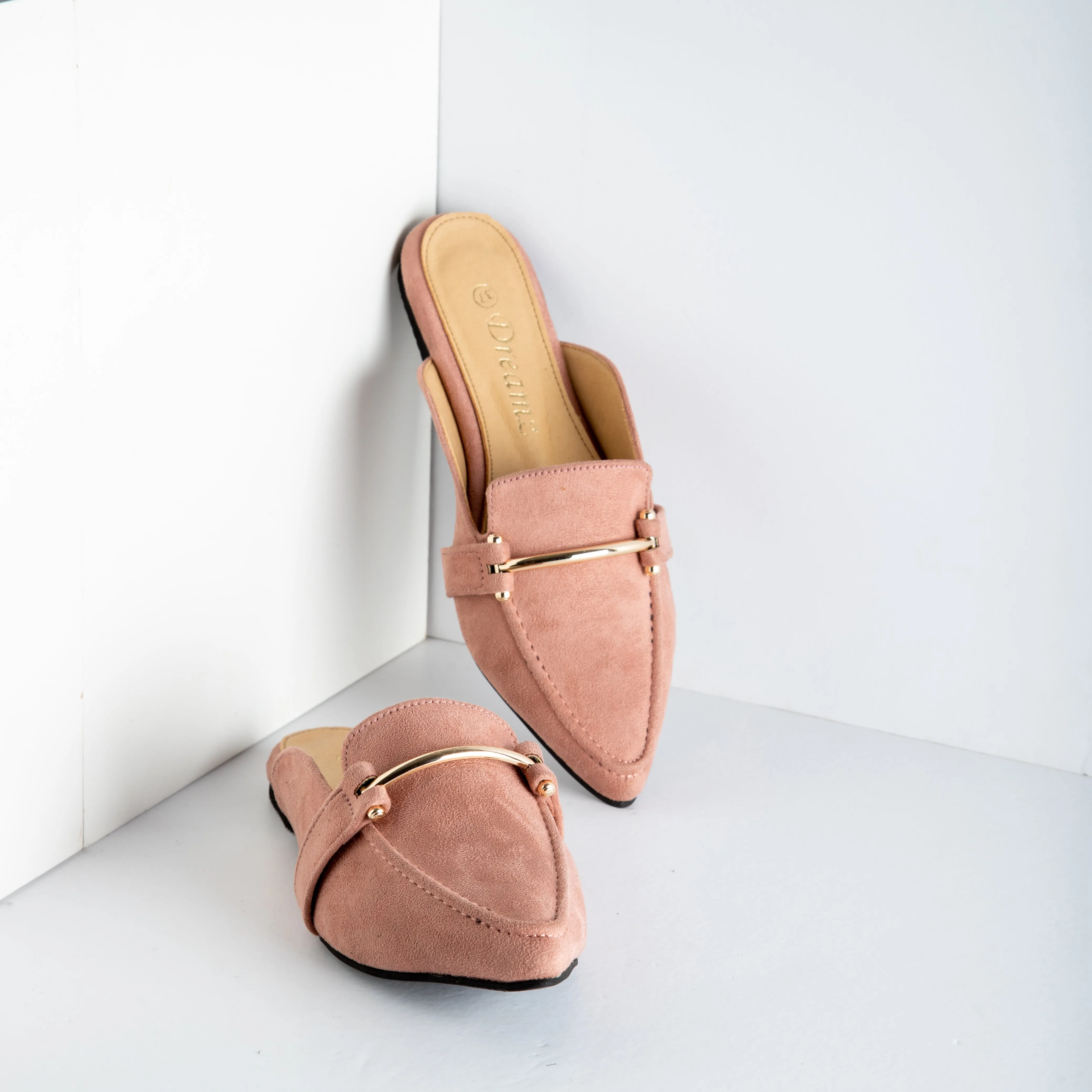 Hotta | Shiny Summer Mules - pink