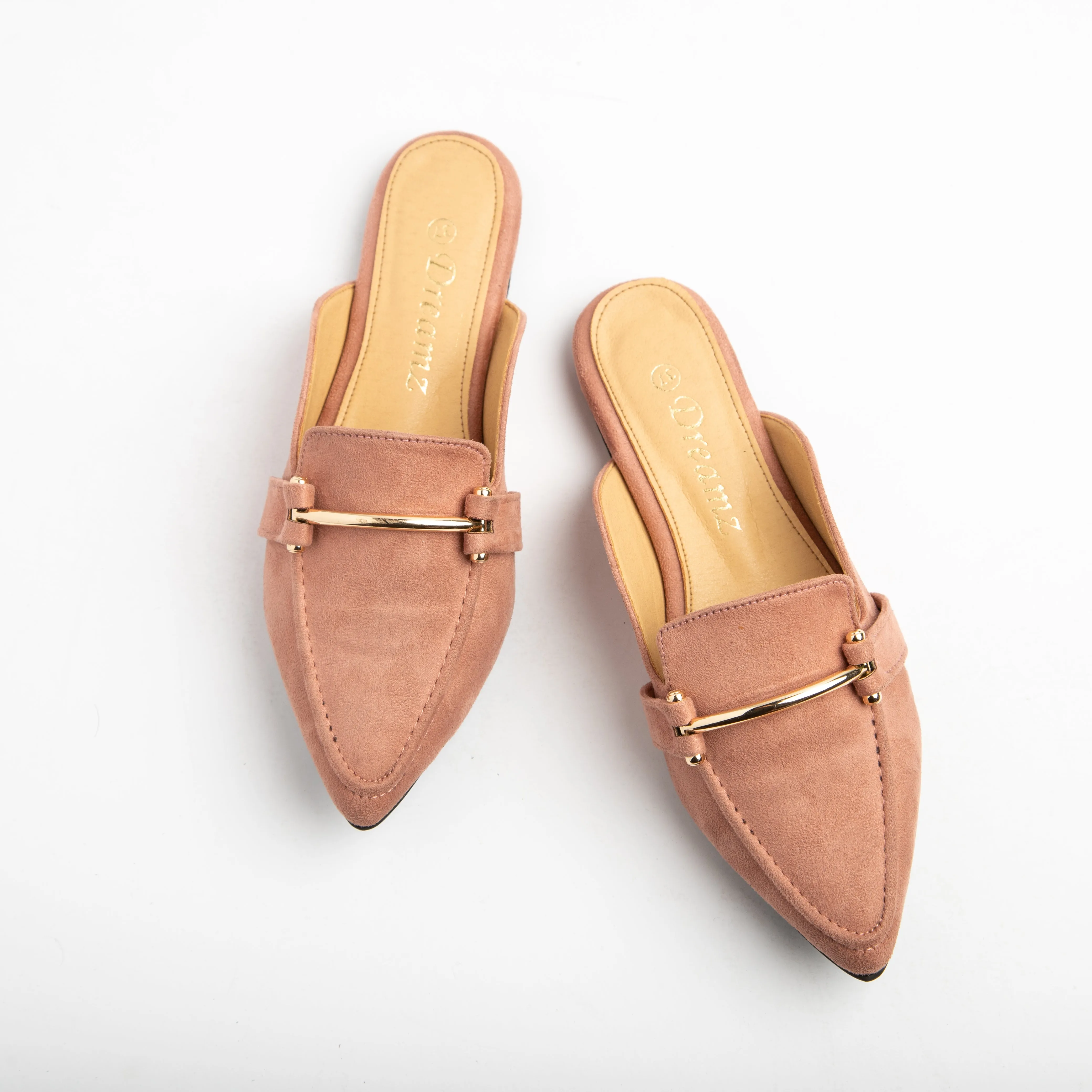 Hotta | Shiny Summer Mules - pink