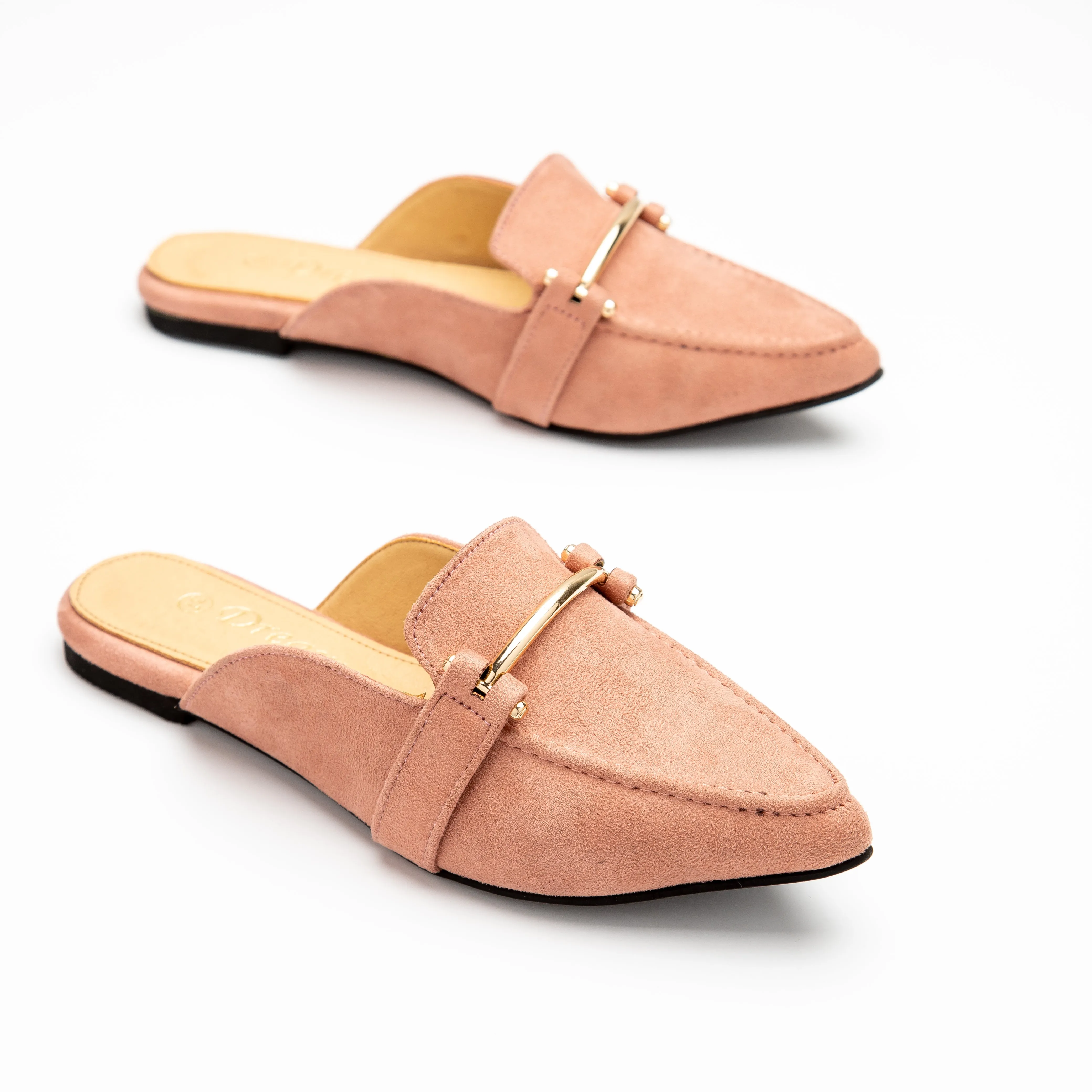 Hotta | Shiny Summer Mules - pink