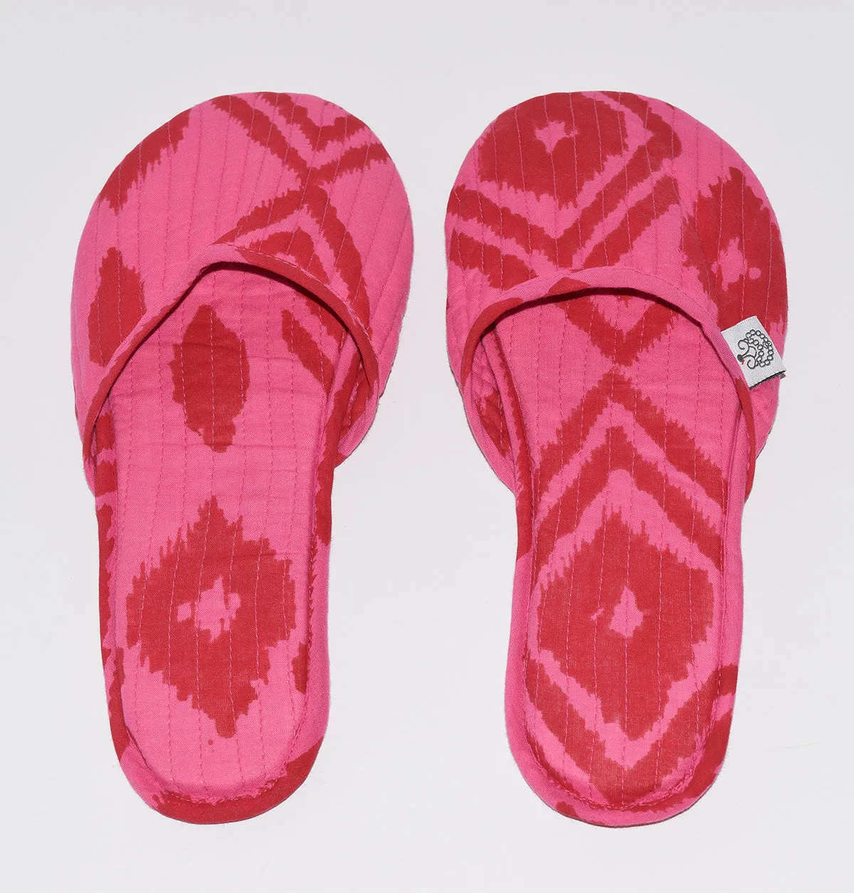 House Slippers | Kuta Ikat Berry