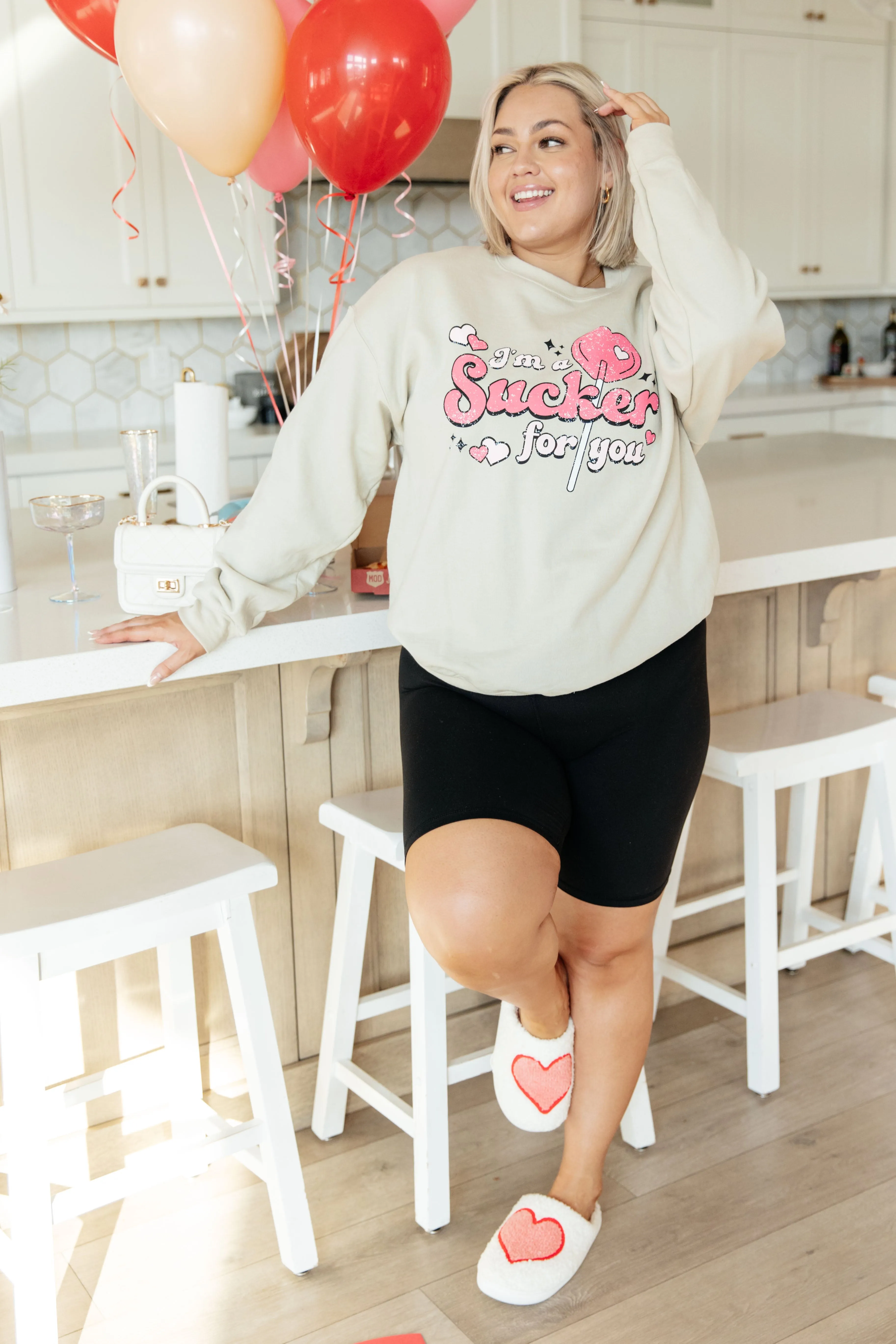 I'm a Sucker for You Valentine Pullover