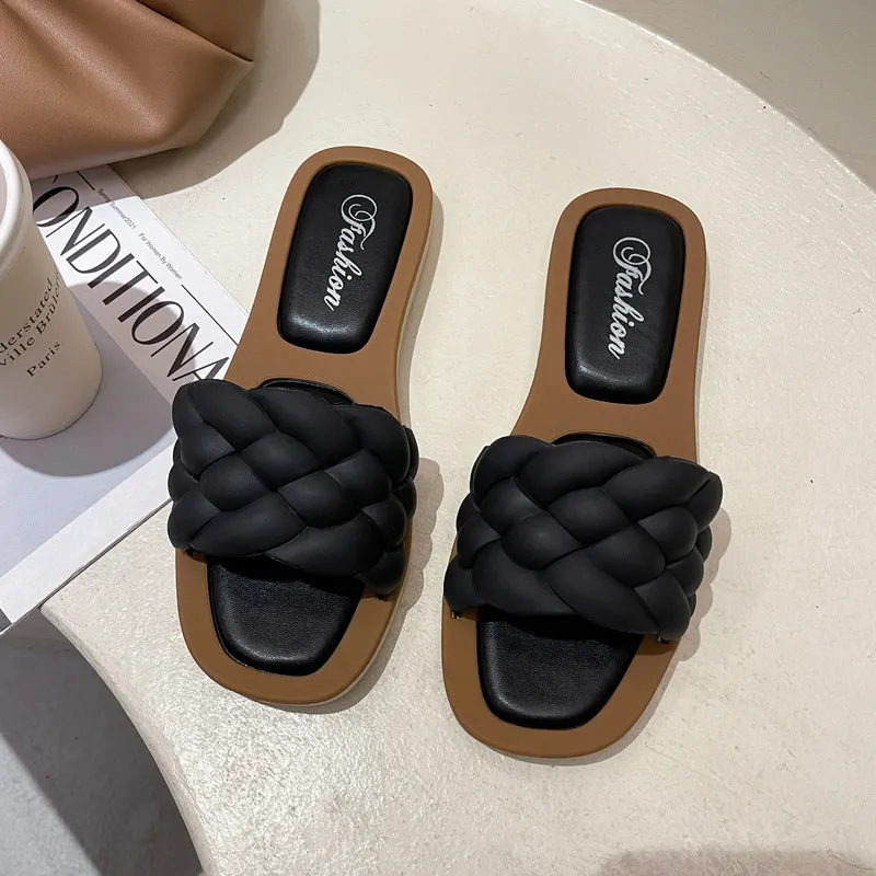 INSTOCK-Fashionable Outerwear Slippers for Women