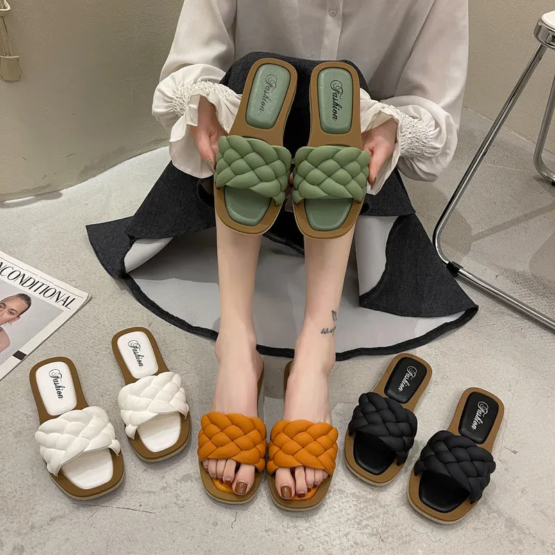 INSTOCK-Fashionable Outerwear Slippers for Women