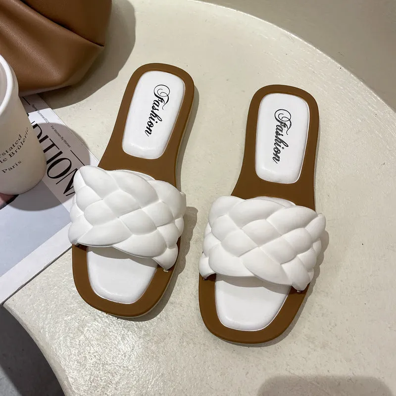 INSTOCK-Fashionable Outerwear Slippers for Women