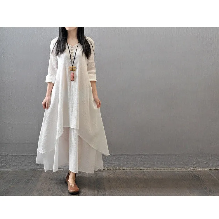INSTOCK- New casual loose women's long skirt